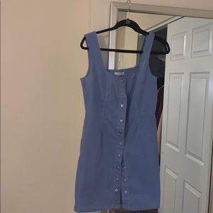 Cute Button Down Corduroy Dress